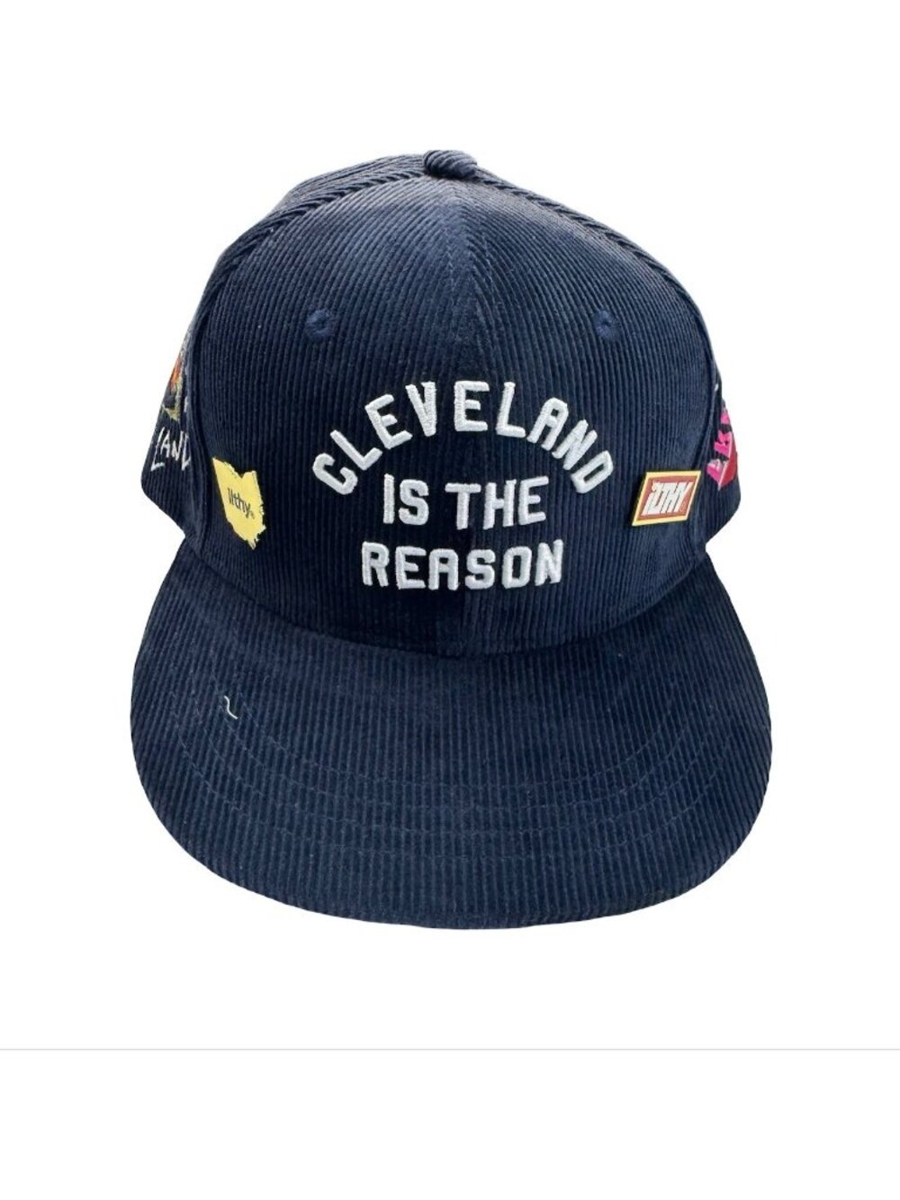 NEW iLTHY "Cleveland Is The Reason" Corduroy Snapback Cap -  Black